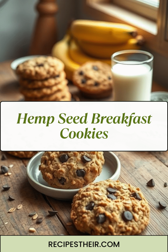Hemp Seed Breakfast Cookies