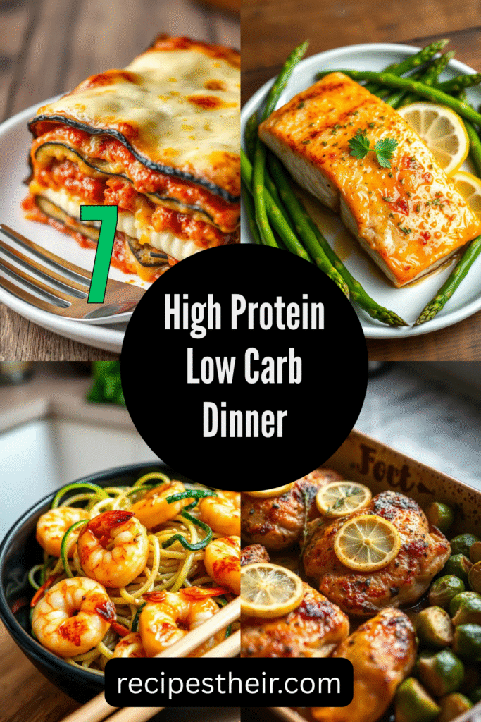 High Protein Low Carb Dinner
