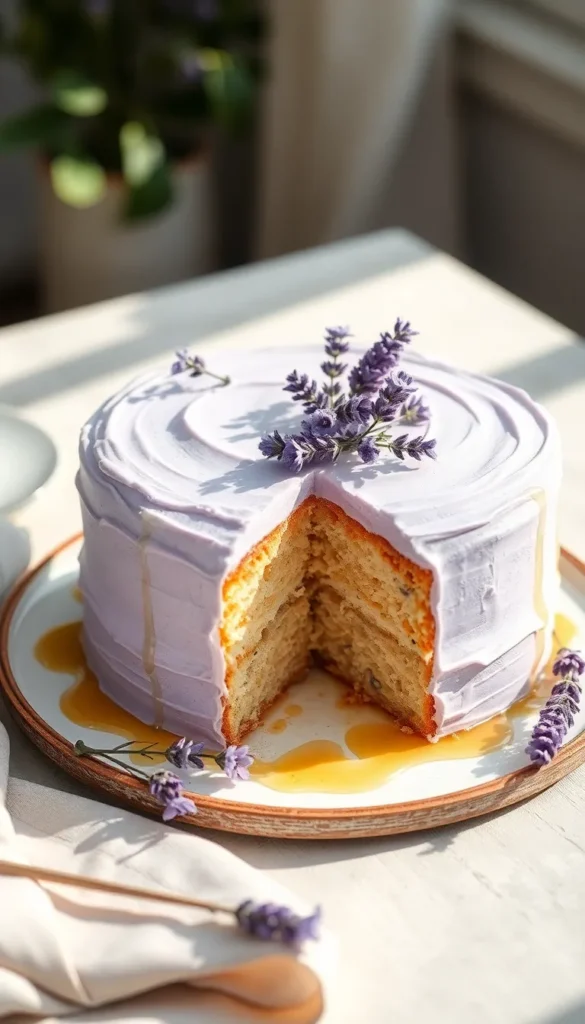 Honey Lavender Cake