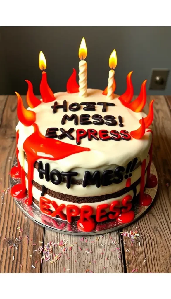 âHot Mess Expressâ Cake