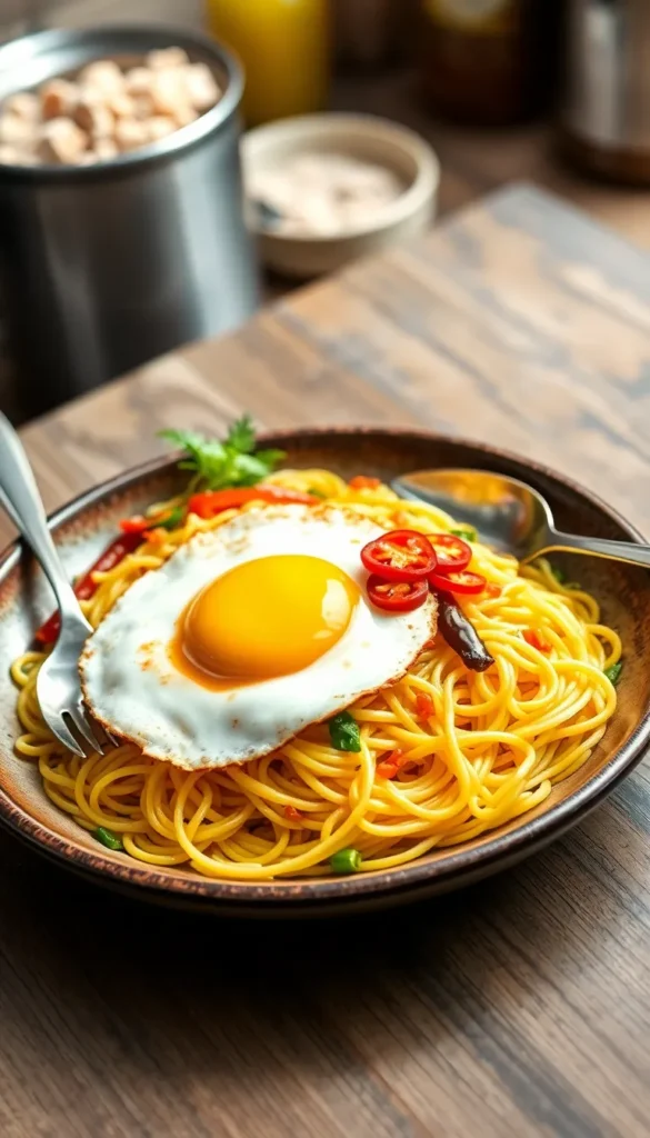 Indonesian Mie Goreng (Sweet and Spicy Fried Noodles)