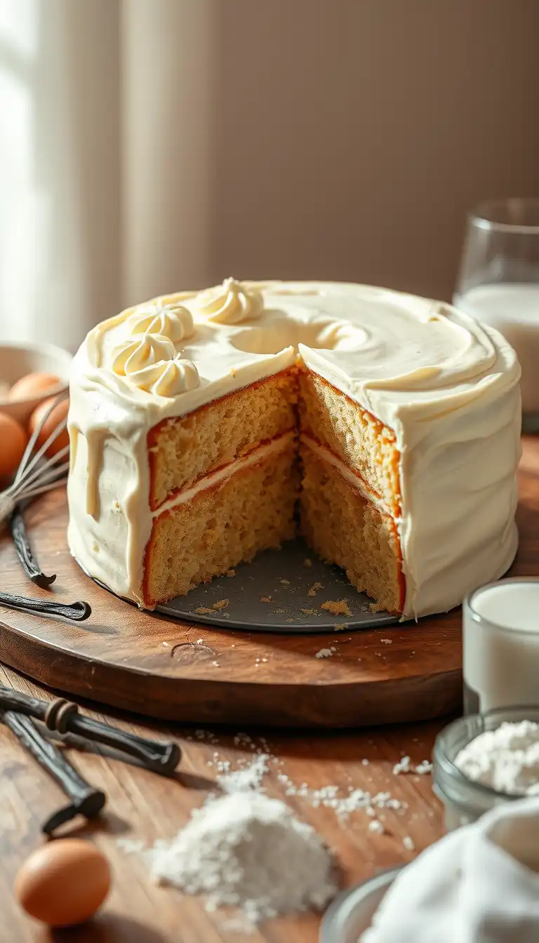 Ingredients You’ll Need for Vanilla Cake Recipe