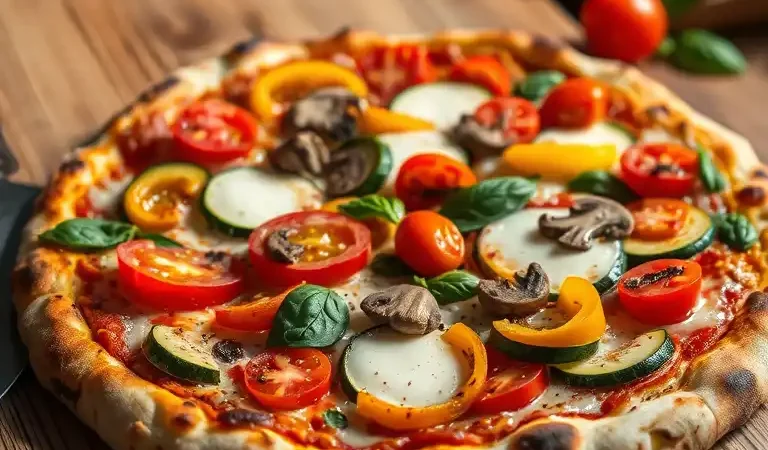 Vegetable Pizza Recipe: A Colorful, Flavor-Packed Homemade Delight