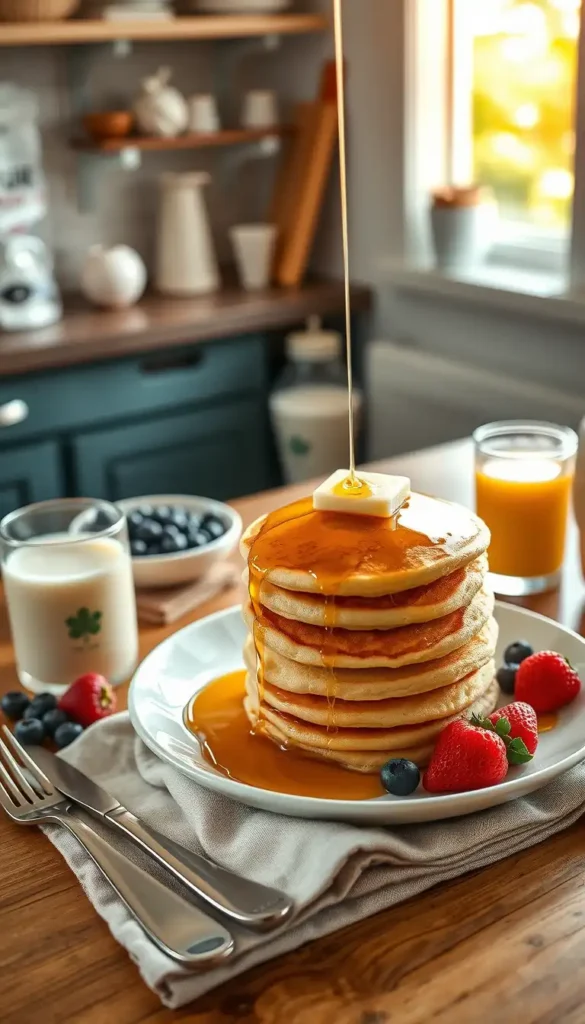 Ingredients You’ll Need for the Homemade Pancake Recipe