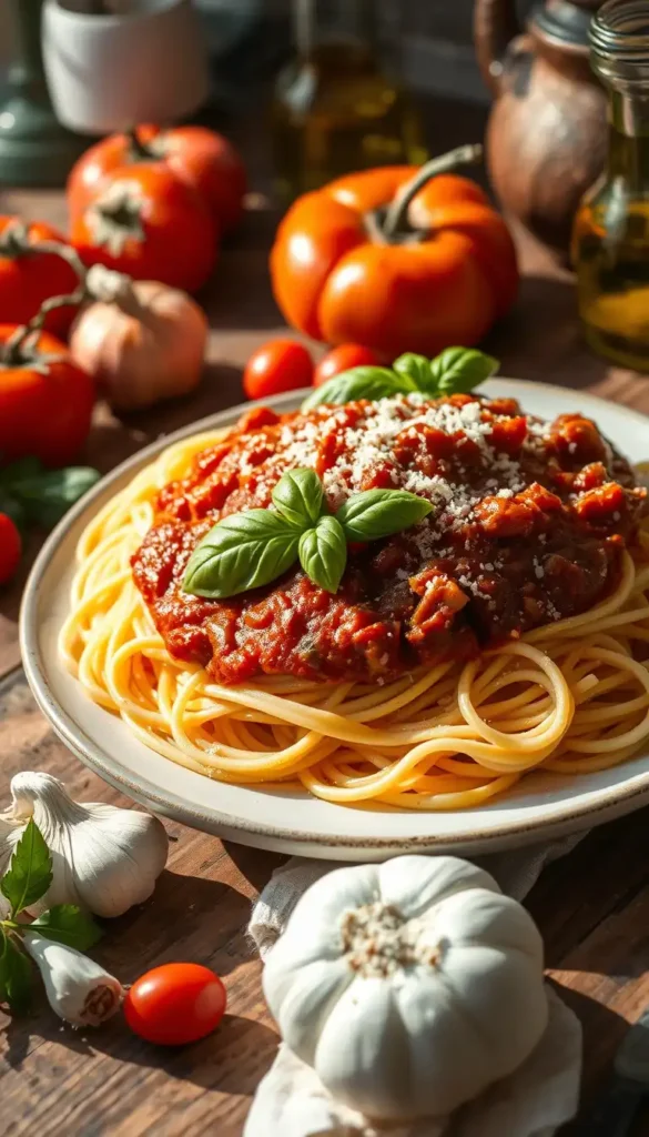 Ingredients for Classic Italian Spaghetti Sauce
