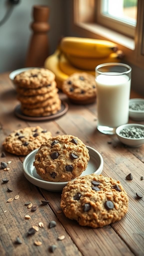 Ingredients for Hemp Seed Breakfast Cookies