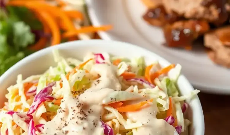 Coleslaw Recipe for Pulled Pork: The Perfect Creamy, Crunchy Side Dish