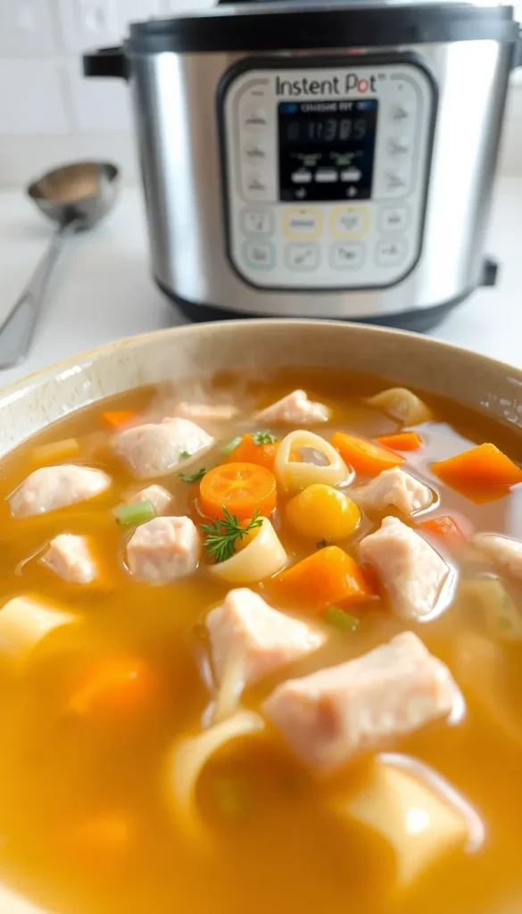 Instant Pot Chicken Noodle Soup