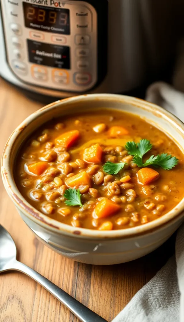 Instant Pot Lentil Soup