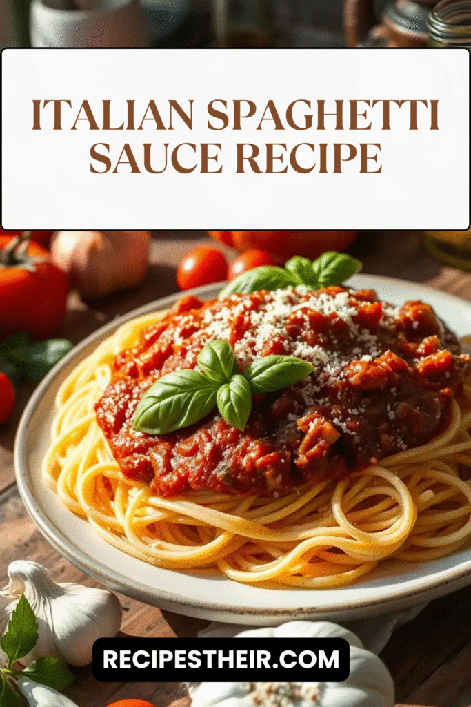 Italian Spaghetti Sauce Recipe