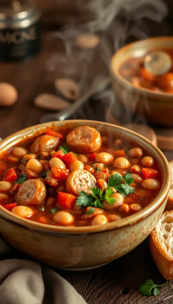 Kabasa and Bean Stew