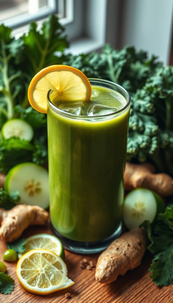 Kale Apple Detox Smoothie