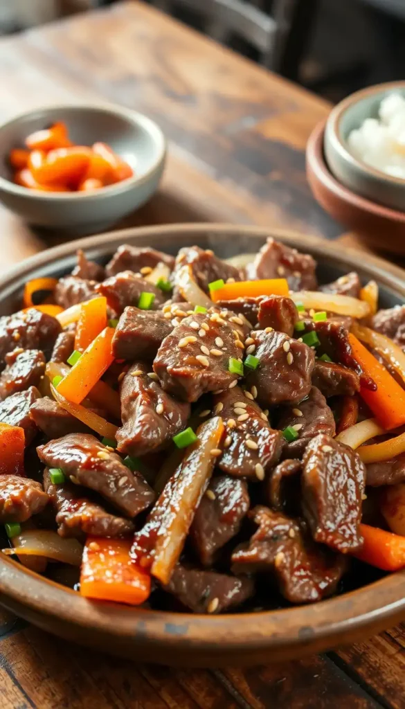Korean-Style Beef Stir Fry (Bulgogi Inspired)