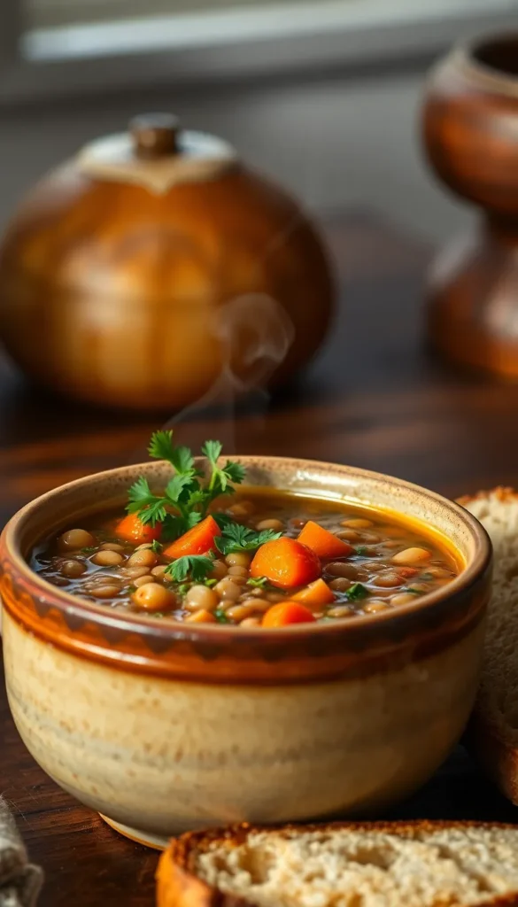 Lentil Soup with Herbs