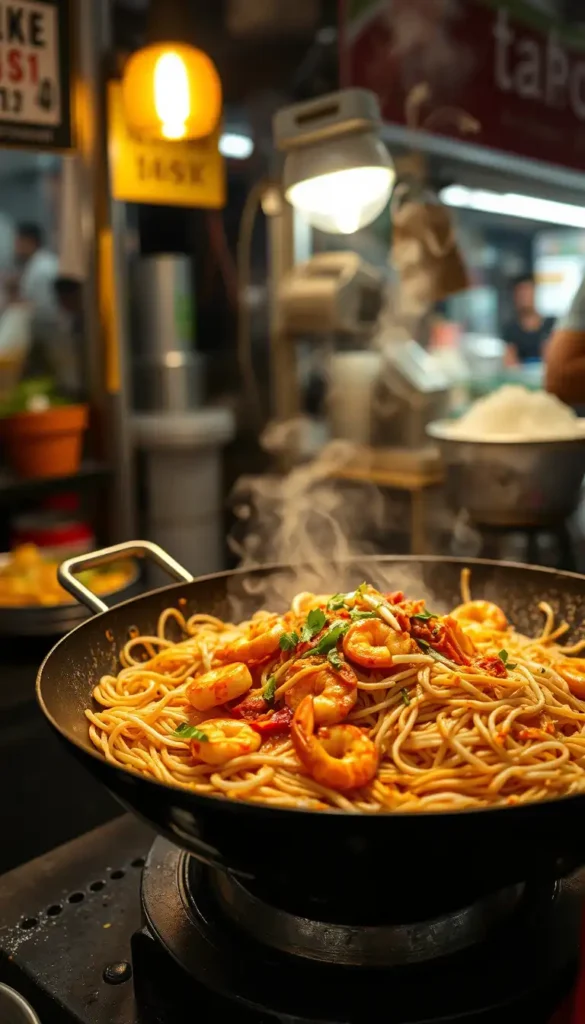 Malaysian Char Kway Teow (Smoky Flat Rice Noodles)