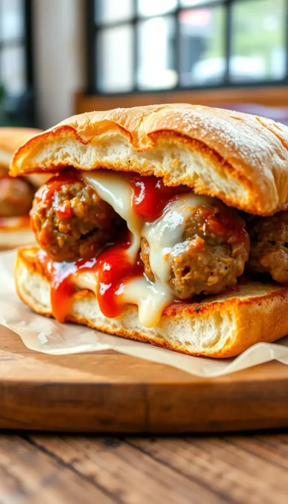 Meatball Sub Sandwiches