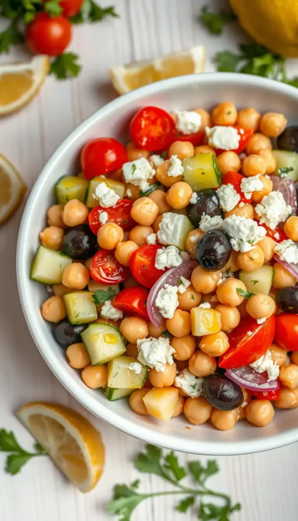 Mediterranean Chickpea Salad