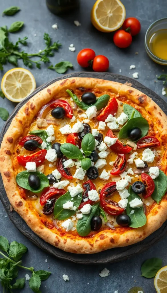 Mediterranean Pizza