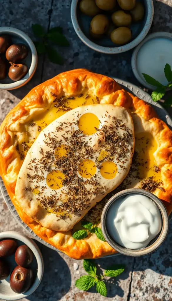 Middle Eastern Manakish (Zaatar Flatbread)