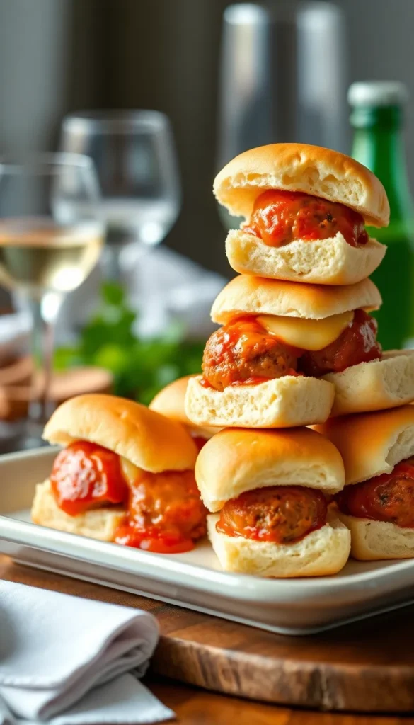 Mini Meatball Sliders