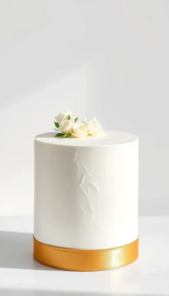 Minimalist White Cake