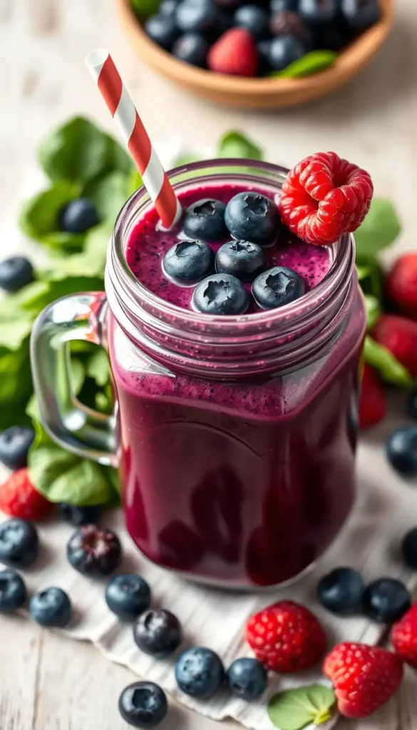 Mixed Berry Antioxidant Smoothie