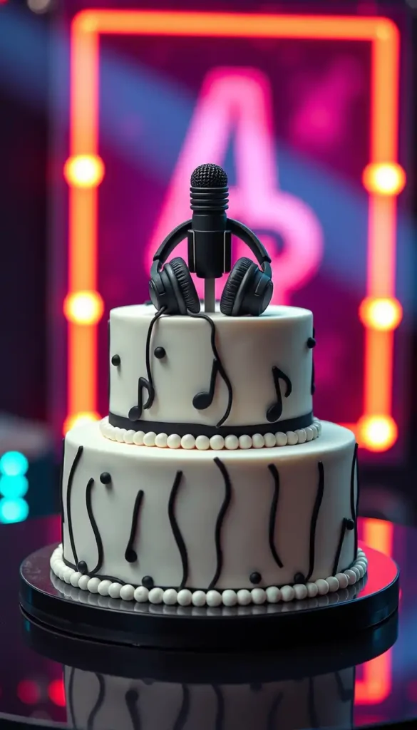 Music-Themed Cake