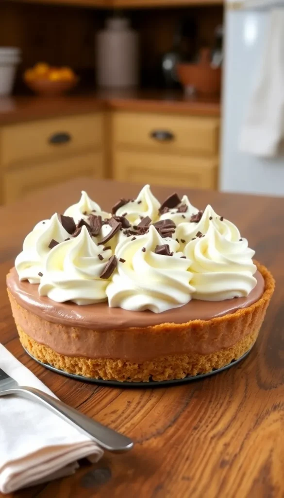 No-Bake Pudding Pie