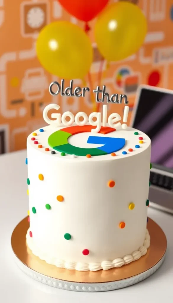 âOlder Than Googleâ Cake