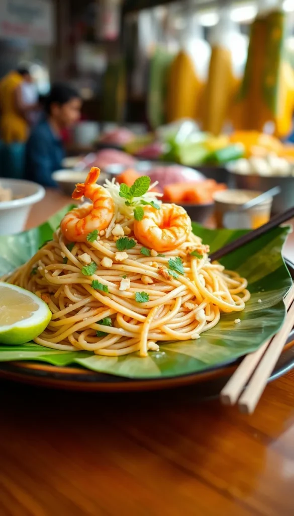 Pad Thai (Thailand’s Iconic Stir-Fried Noodles)