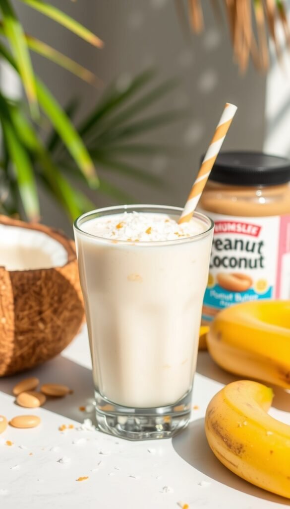 Peanut Butter Coconut Smoothie