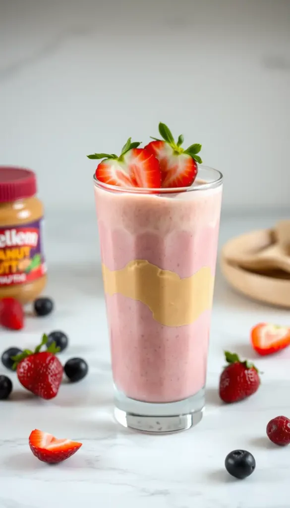 Peanut Butter and Jelly Smoothie