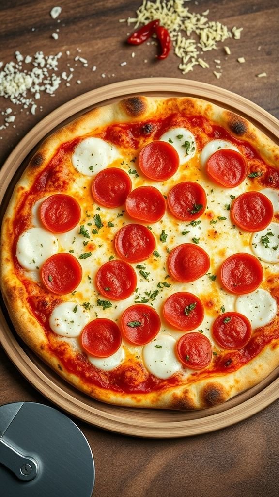 Pepperoni Lovers Naan Pizza