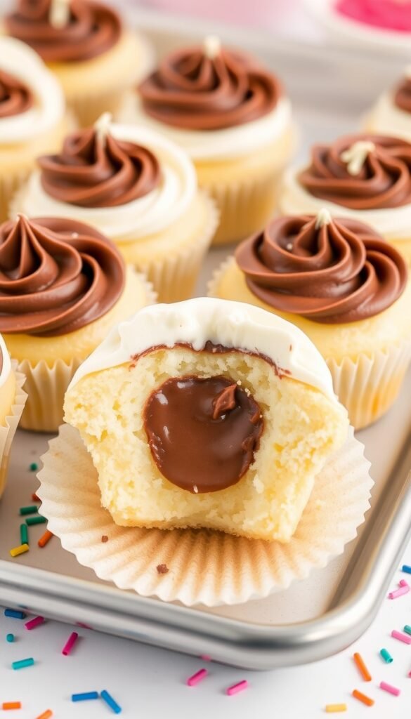 Pudding-Filled Cupcakes