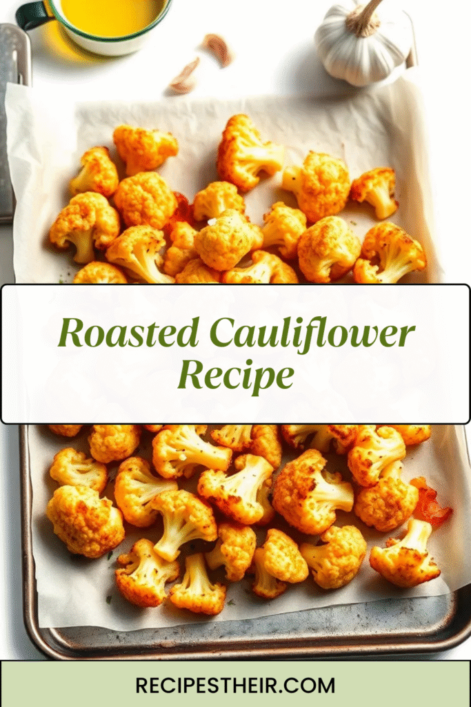 Roasted Cauliflower Recipe