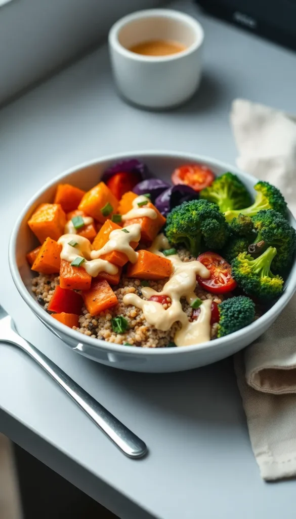 Roasted Veggie Quinoa Bowl