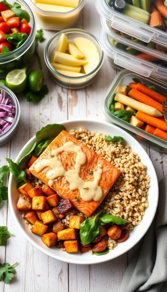 Salmon Grain Bowl