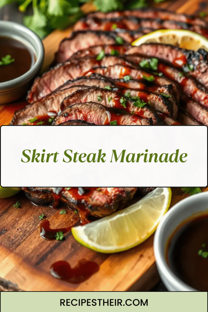 Skirt Steak Marinade