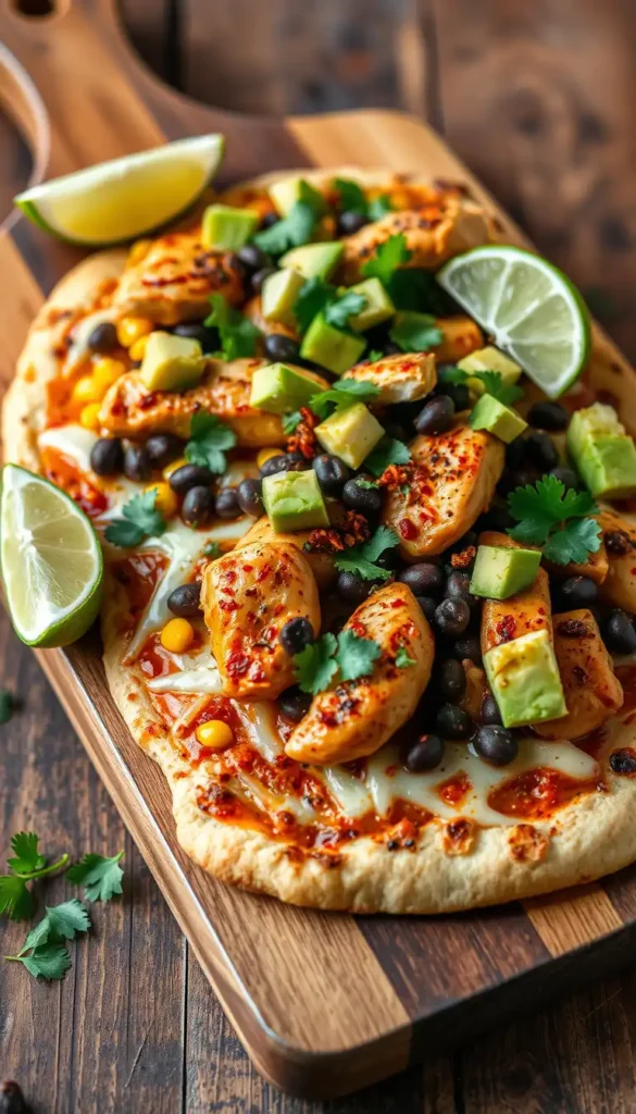 Spicy Chipotle Chicken Flatbread