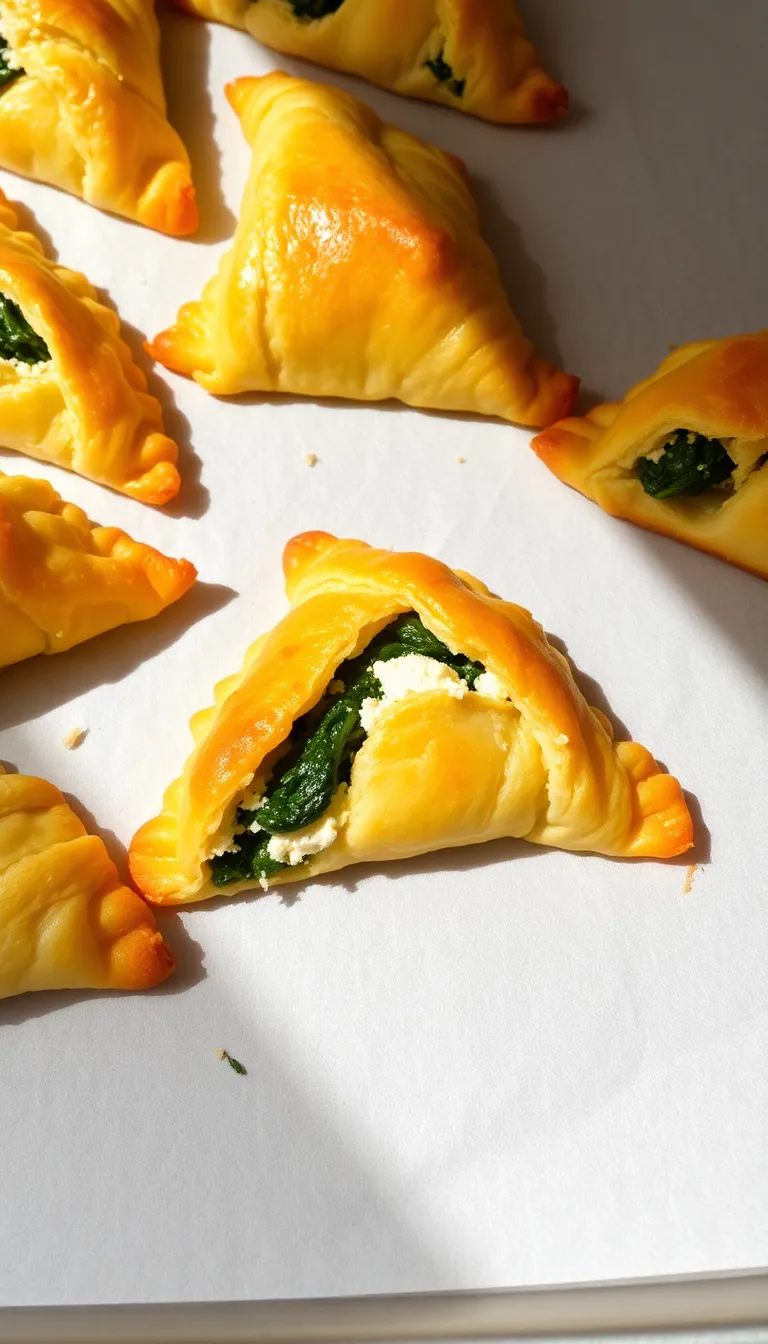 Spinach and Feta Puff Pastry Bites