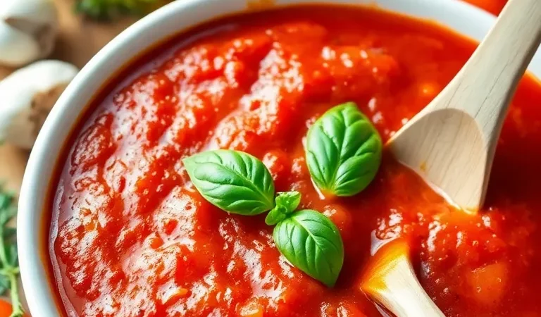 🍅 Pizza Sauce Homemade Recipe – The Best Authentic Italian-Style Sauce