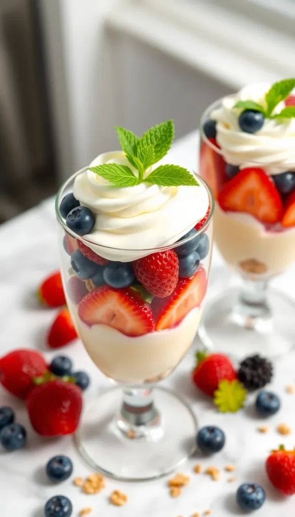 Sugar Free Pudding Parfaits with Cool Whip