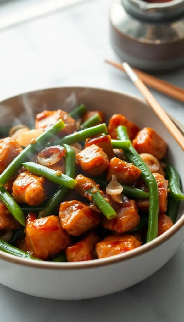 Teriyaki Chicken & Green Bean Stir Fry