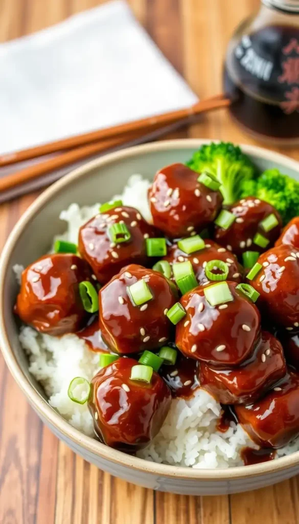 Teriyaki Frozen Meatballs