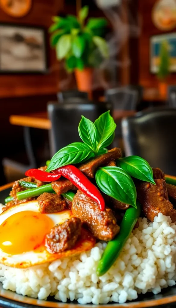 Thai Basil Steak Stir Fry (Pad Kra Pao Style)