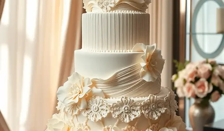 7 Extravagant Wedding Cakes That Steal the Show