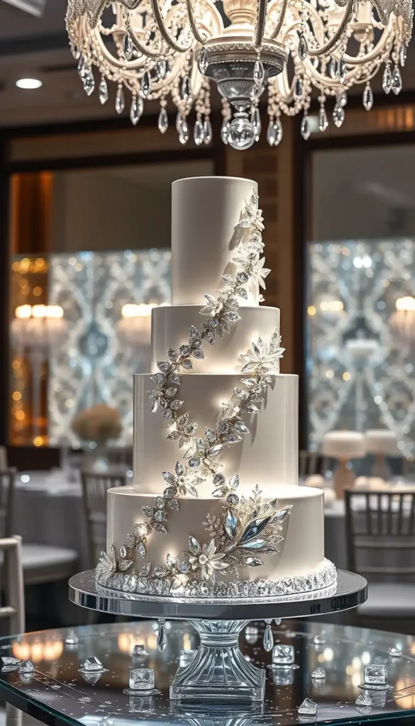 The Crystal Cascade Cake
