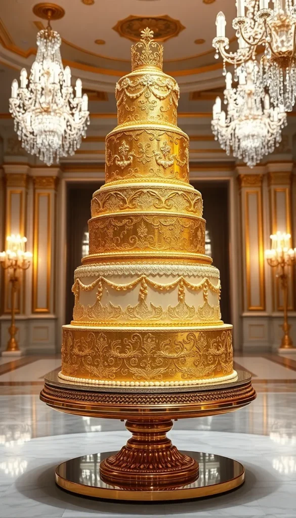 The Royal Gold Leaf Cake