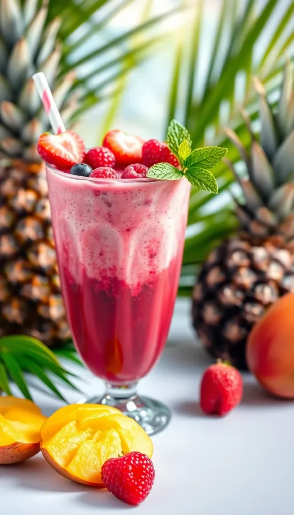 Tropical Berry Paradise Smoothie