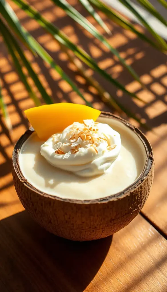 Tropical Coconut Mango Smoothie